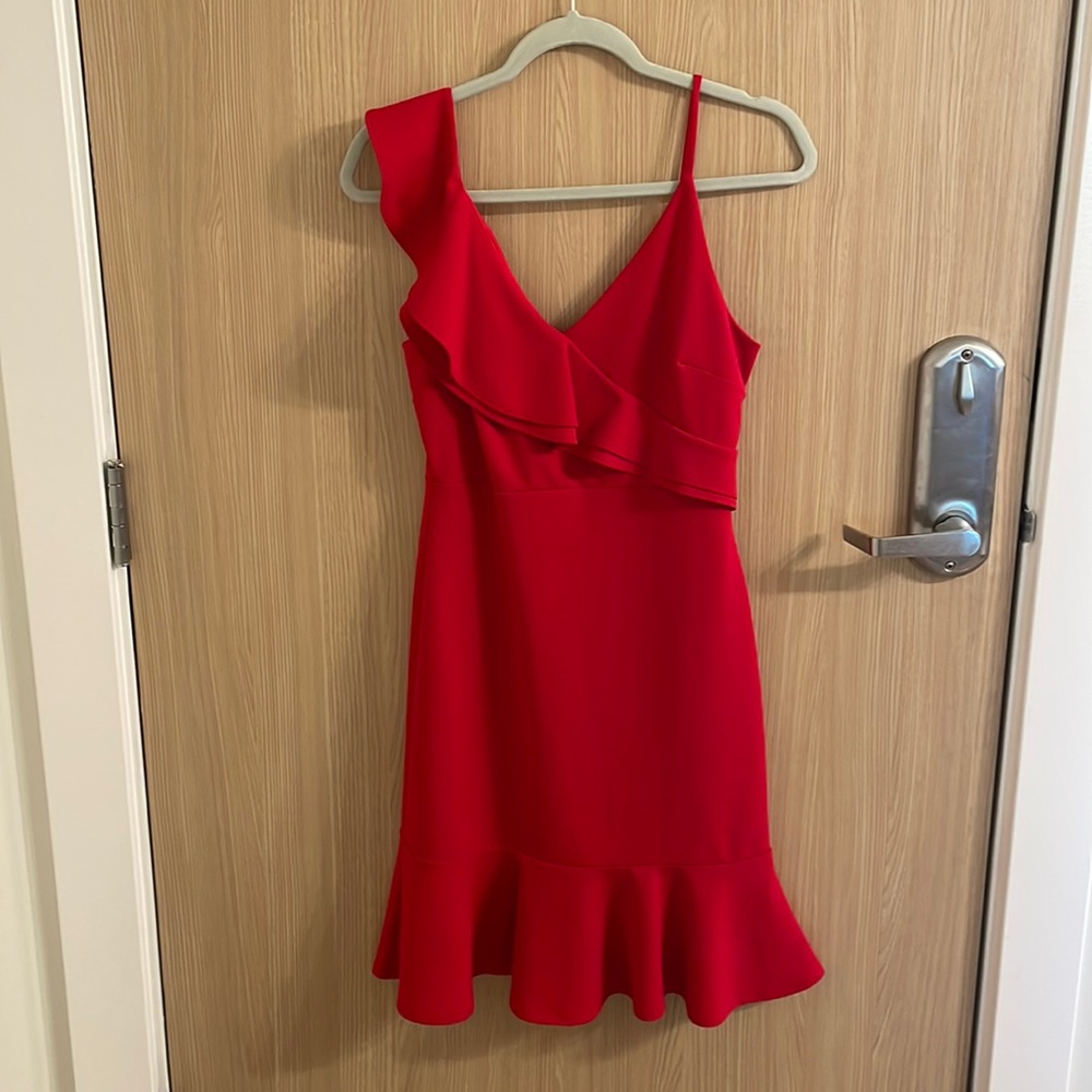 Aqua NWT red mini dress